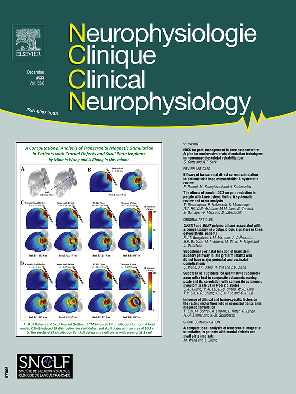 Go to journal home page - Neurophysiologie Clinique